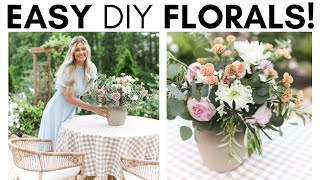 HOW TO MAKE A BOUQUET || DIY FLORAL ARCH || DIY FLORALS FOR WEDDING OR PARTY || FLORAL ARRANGEMENTS