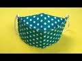 Tutorials for making masks without templates //How to Make Face Mask With Filter Pocket