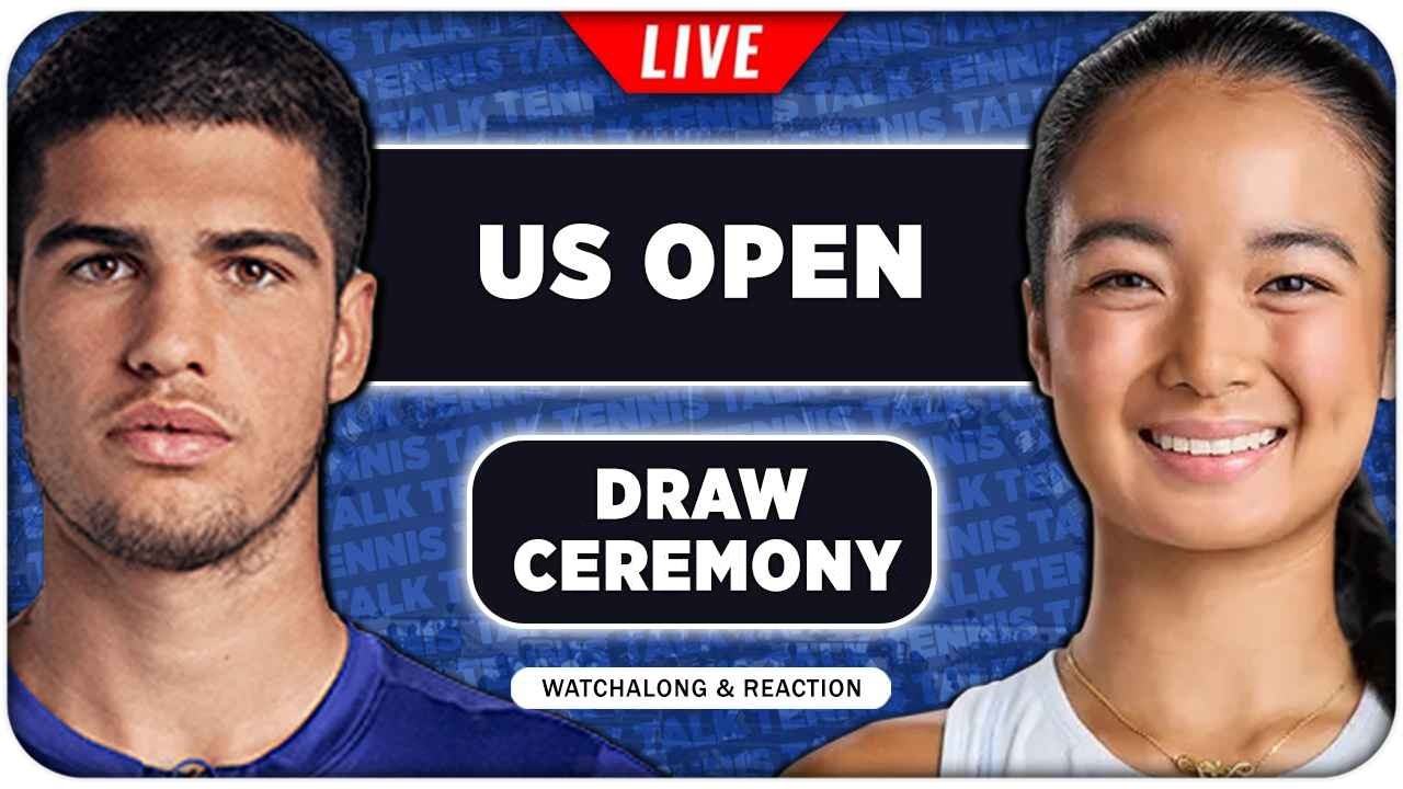 US OPEN 2026 • Draw Ceremony • LIVE Tennis Reaction Stream