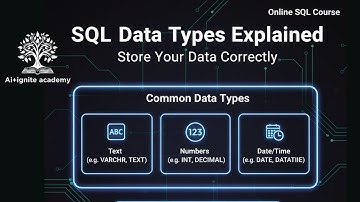 Part-05 - SQL Data Types Explained | Numeric, String, Date Types | AI+Ignite Academy