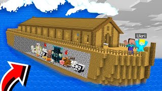 Ich BAUTE Arche Noah für JEDES TIER in Minecraft!