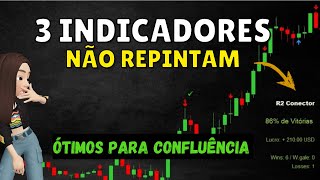 3 INDICADORES QUE NÃO REPINTAM PARA CONFLUÊNCIA |INDICADORES MT4 PARA OPCOES BINARIAS