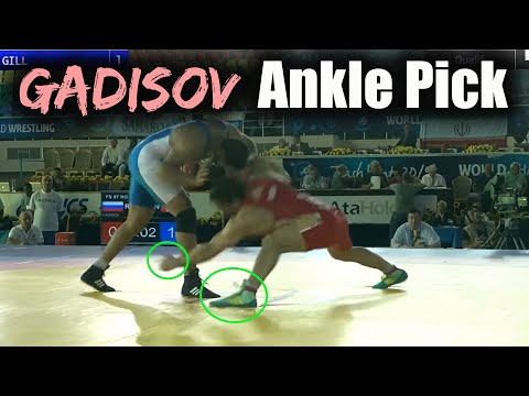 Abdusalam Gadisov Outside Step Ankle Pick