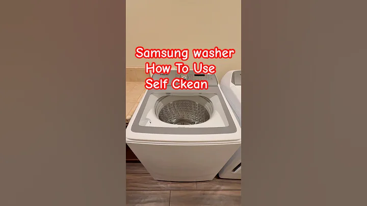 Samsung Washer Self Cleaning Feature How To  Use