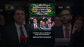 Flávio Bolsonaro apresenta provas contra Mora3s e choca a imprensa. Parte 04.