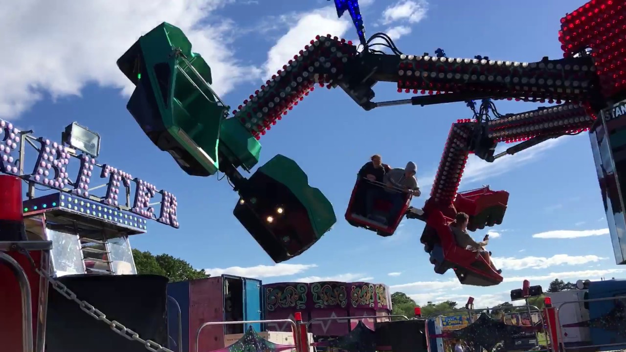 Orbiter off ride party in the park 2017 - YouTube