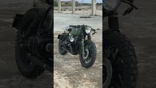 Custom Green BMW #motorcycle #bmw #custom #biker #caferacer #shorts #fyp #love #style #classic