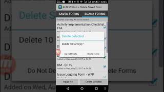 Kobo Collect - Delete Forms, Getting New Forms, Update Forms