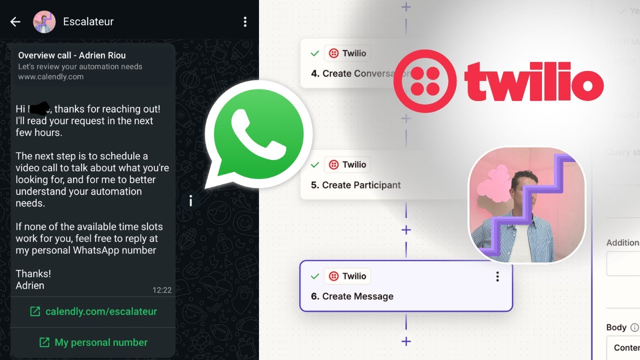 Automate WhatsApp business templates with Twilio and Zapier tutorial