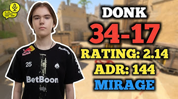 DONK (34-17) FACEIT RANKED (MIRAGE) VOICE COMMS