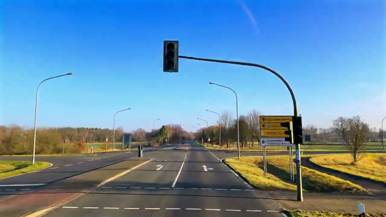 View from A Winter Truck Drive in Germany