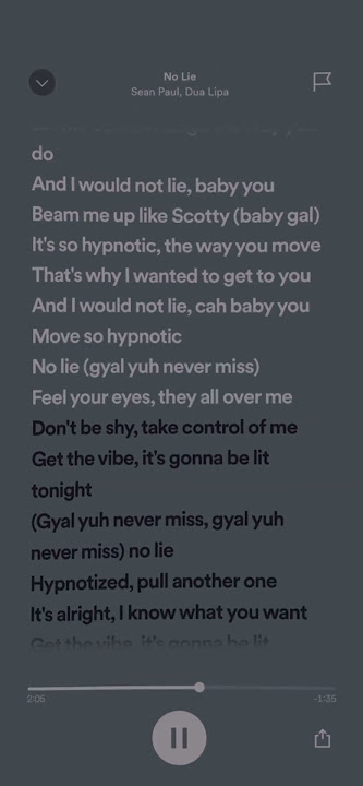 Download lagu No Lie - Sean Paul Feat.  Dua Lipa: Sped Up