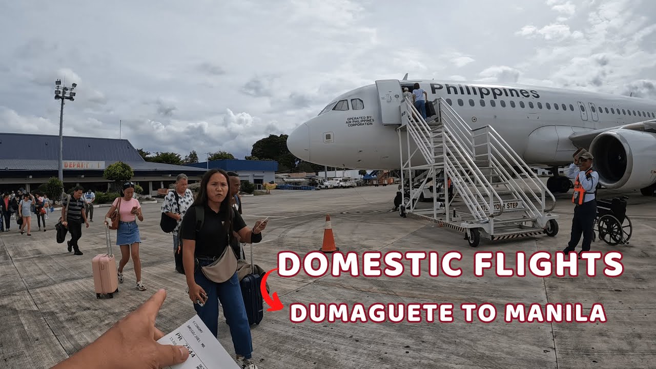 Philippine Airline Domestic Flight PR-2544 | Dumaguete City to Manila