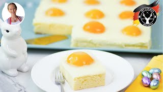 Fried Egg Cake for Easter (Faux!) ✪ MyGerman.Recipes