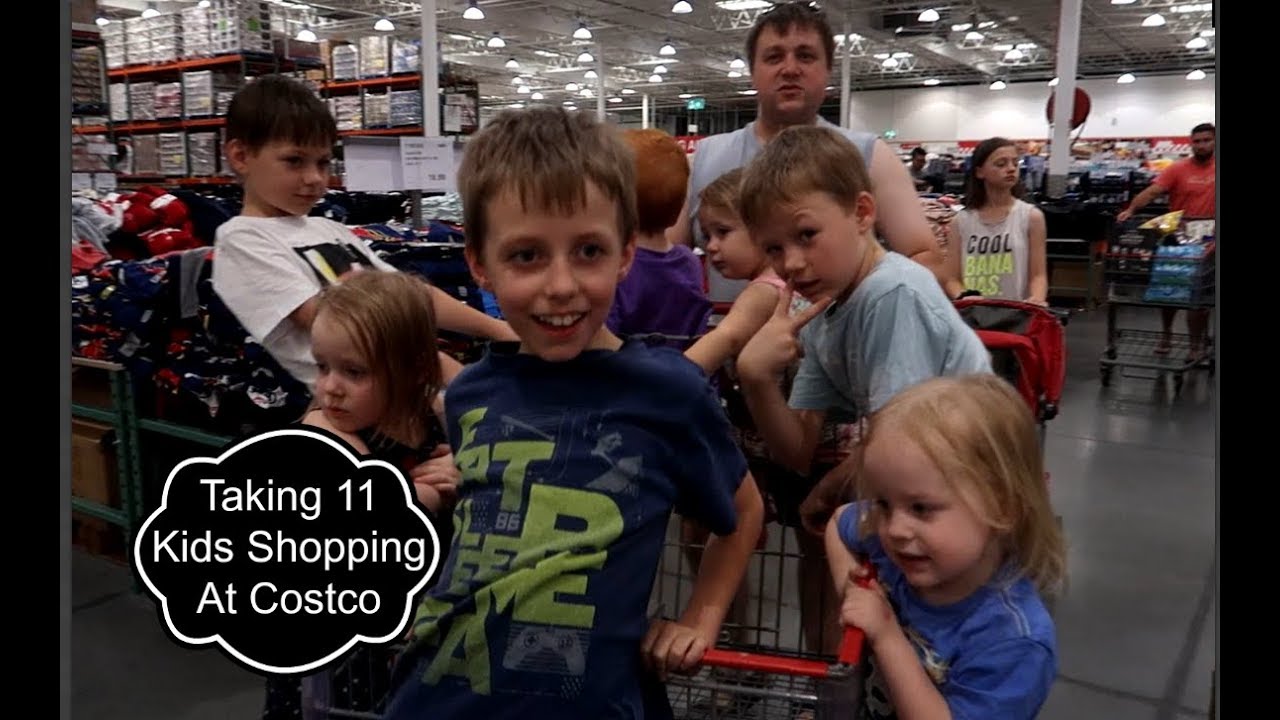 Taking 11 kids SHOPPING at COSTCO PLUS HAUL YouTube
