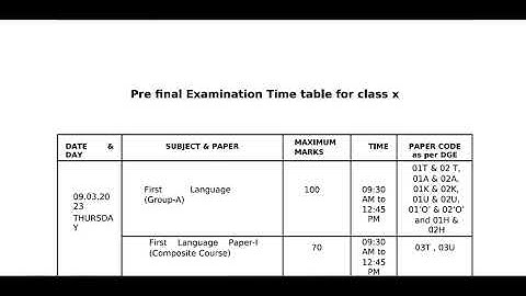 AP 10th Pre Final Time Table 2023 | AP 10th Pre-final Exams Time Table 2023 | AP 10th Pre Final 2023