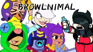 Animal animation fnf// brawl stars //(flipaclip)