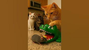 Shocking! 😱🐭 The Sneaky Cat’s Trap… But Can the Mouse Escape? やばすぎ! #orangecat #mouse #funnyanimals