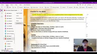 Week 7 distance learning