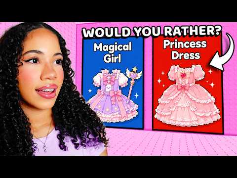 ROBLOX Would You Rather KAWAII FASHION Tower OBBY!