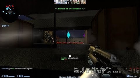 CS:GO  - Zombie Escape Mod - On GhostCap server (Fail)