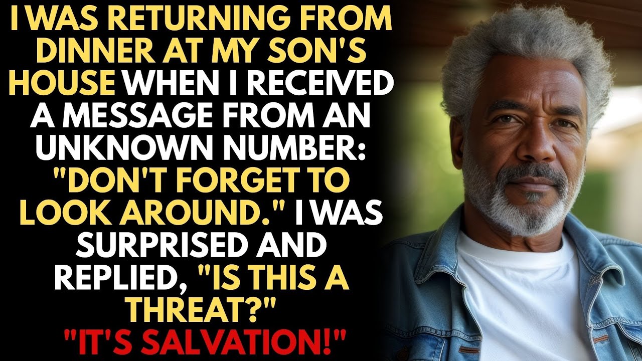 I Was Returning Home And Received A Text Message: “Don't Forget To Look Around.” It Saved Me...