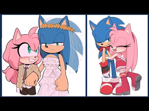 Sonic and Amy are Couple GOALS! (Sonic Comic Dub) 