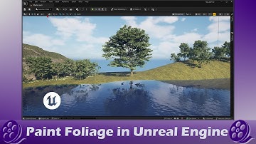 Paint Grass and Tree Foliage on Your Unreal Engine Landscape - Fundamentals Course Part 8