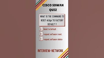 Reset Cisco Sdwan Vedge device | cisco sdwan #shortsfeed #shortvideo #sdwan