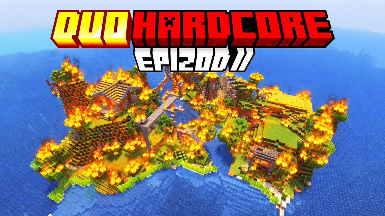 PRZETRWALIŚMY 40 DNI w DUO MINECRAFT HARDCORE na BEZLUDNEJ WYSPIE #2