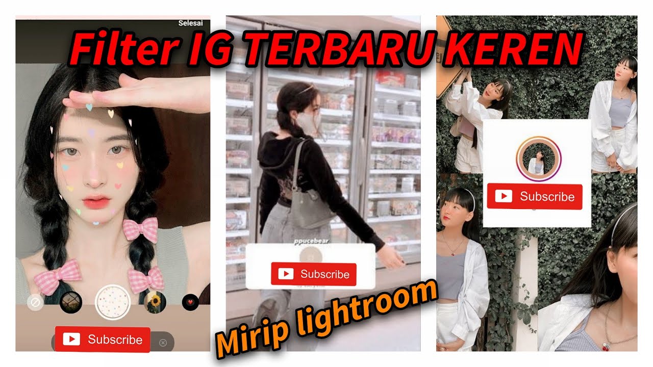 FILTER IG TERBARU 🔥🔥 filter keren efek lightroom YouTube
