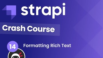 Strapi Crash Course (with React & GraphQL) #14 - Rich Text Content
