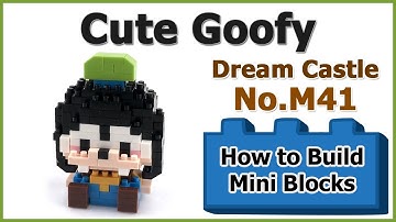 How to Build Mini Blocks Dream Castle Goofy M41 Review Instructions Specifications