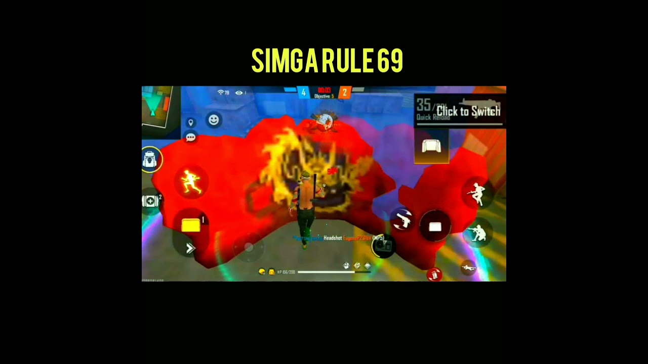 Sigma rule 69 / sigma rule free fire status / Sigma rule in confidence / 