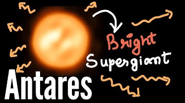 Antares a bright Supergiant! Here