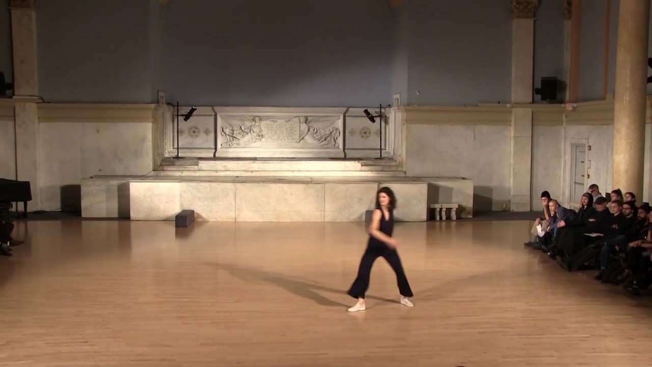 Ramona Sekulovic - Movement Research at the Judson Church - December 3, 2018