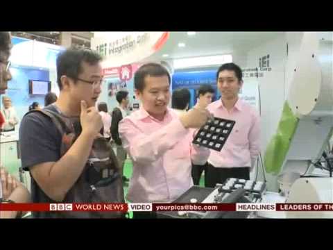 BBC於2014臺北國際電腦展 採訪展覽主辦單位外貿協會副秘書長葉明水