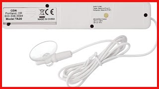 CDN TA20 Audio Visual Refrigerator Freezer Alarm White, 8"