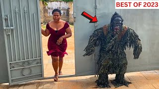 BEST OF 2023 SCARE PRANKS PART 2. Statue | Bushman | Gorilla