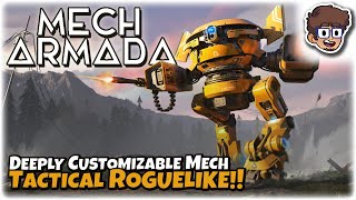 DEEPLY CUSTOMIZABLE MECH TACTICAL ROGUELIKE!! | Let's Try: Mech Armada | Gameplay | #ad