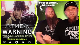 THE WARNING 'Pau's Gear Masters  Episode 475'  // Audio Engineer & Pro. Drummer React