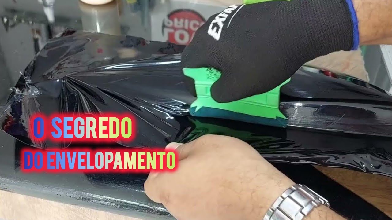 como fazer envelopamento de tanque de moto