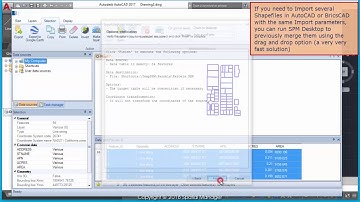 Quick merging SHPs to Import in AutoCAD or BricsCAD - Spatial Manager (SR)