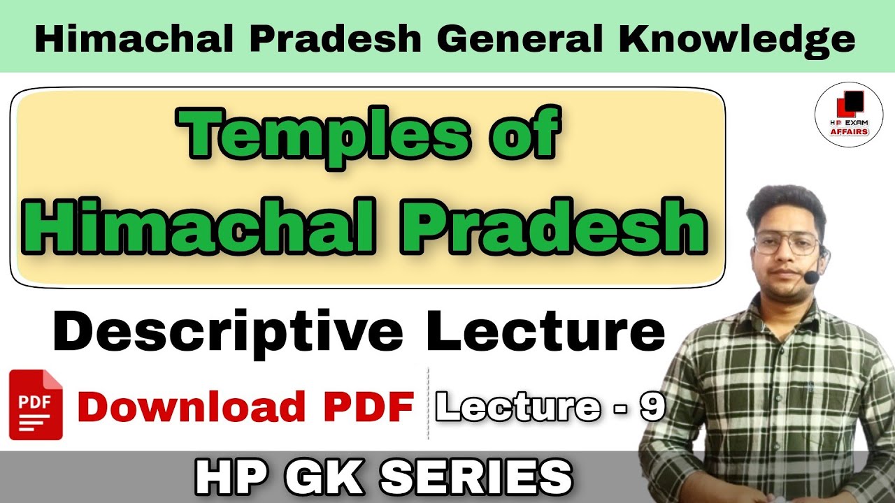 Temples in Himachal Pradesh | HP GK Series | Lecture-9 | hpexamaffairs