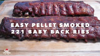 Easy Pellet Smoked 221 Baby Back Ribs