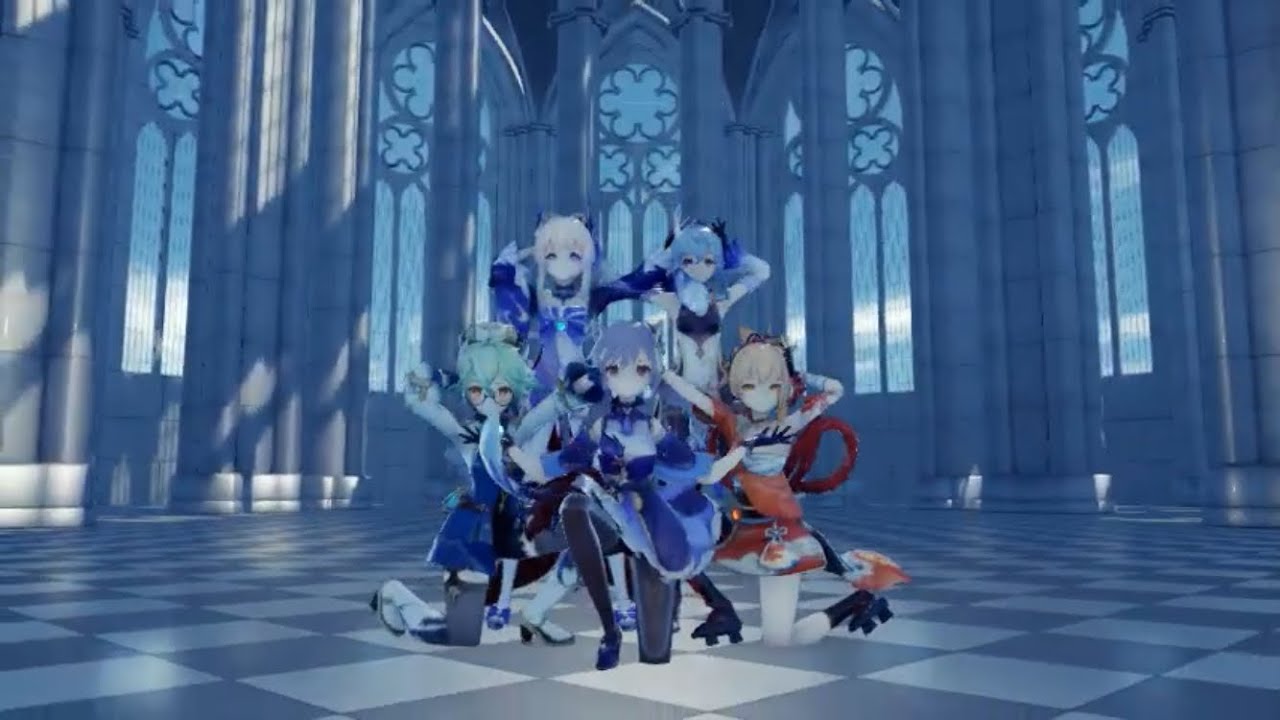 【Genshin Impact MMD】ITZY - WANNABE - Sucrose , Keqing , Ganyu , Yoimiya , Kokomi