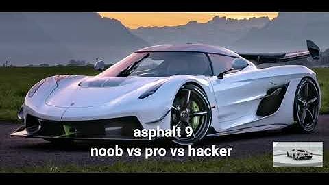 Asphalt 9 noob vs pro vs hacker pt2