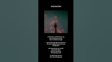 Thumbnail of Memories is out in 9 days 🌺