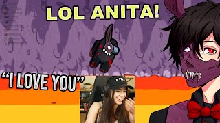 Sweet Anita &amp; Corpse Best Among Us Moments (Funny Proximity Chat)