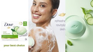 Dove Skin Care Beauty Bar For Softer Skin Cucumber Resimi